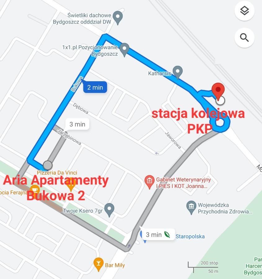 Hejbydgoszcz - Apartament Przy Bukowej Apartman Kültér fotó